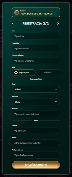 Cashed casino registration